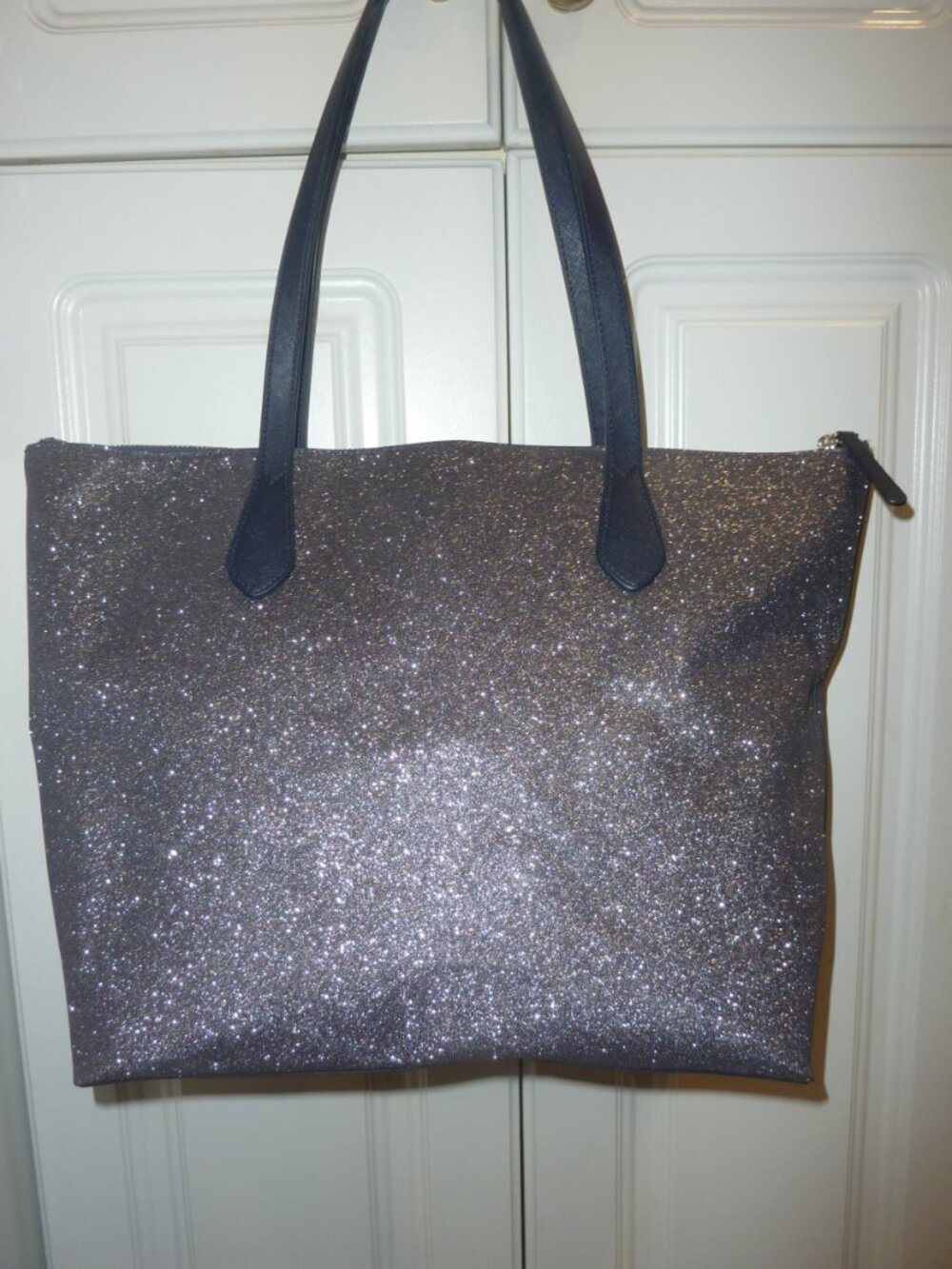 MINT Kate Spade Glitter Accent Purse Shoulder Tote Bag - Picture 2 of 8